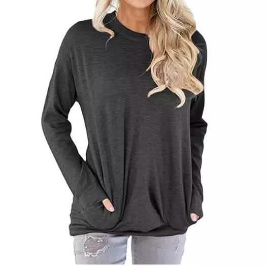 Solid Long Sleeve Shirt