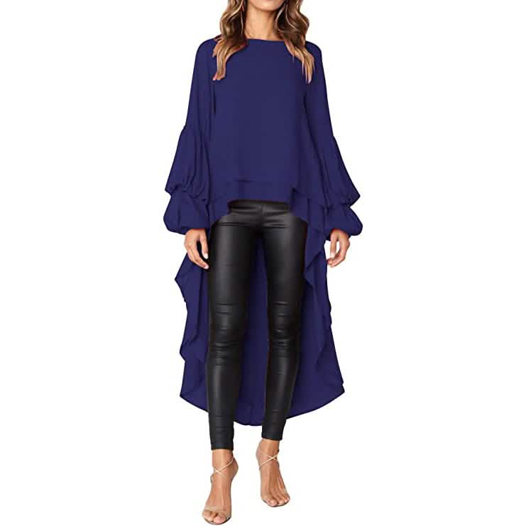 Women's Lantern Long Sleeve Casual Top