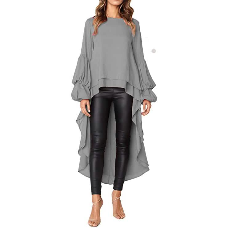 Women's Lantern Long Sleeve Casual Top