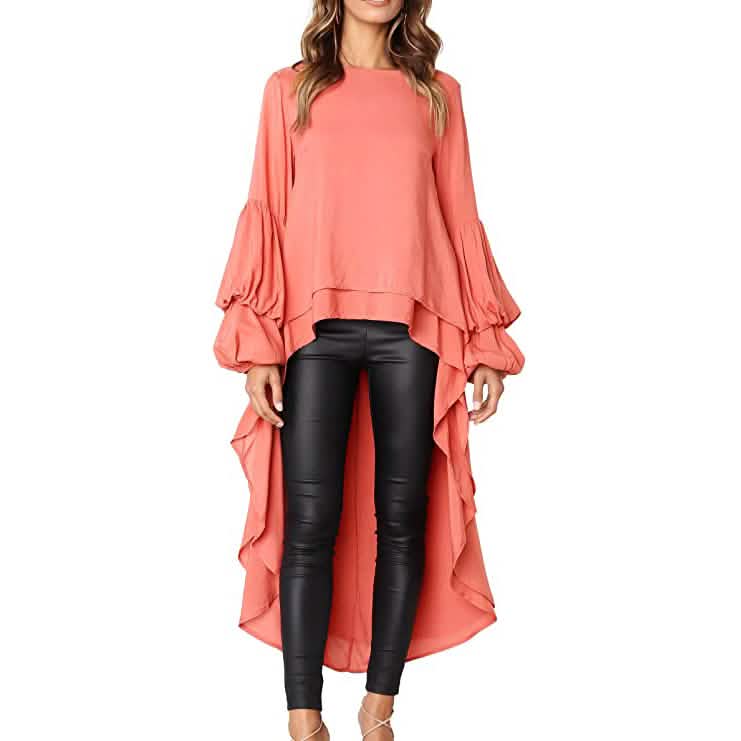 Women's Lantern Long Sleeve Casual Top