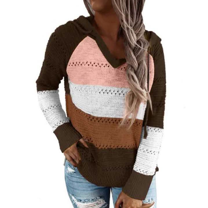 Women's Lightweight and Breathable Knit Hoodie