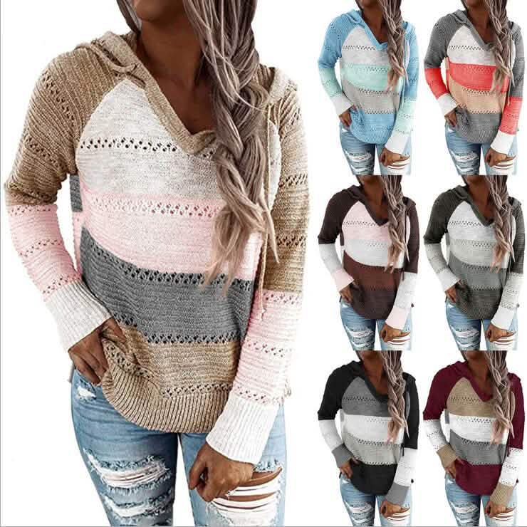 Women's Lightweight and Breathable Knit Hoodie