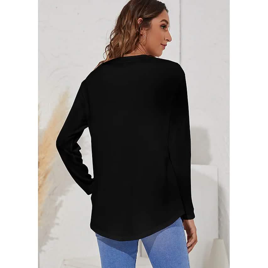 Women's Long Sleeve Crew Neck T-Shirt