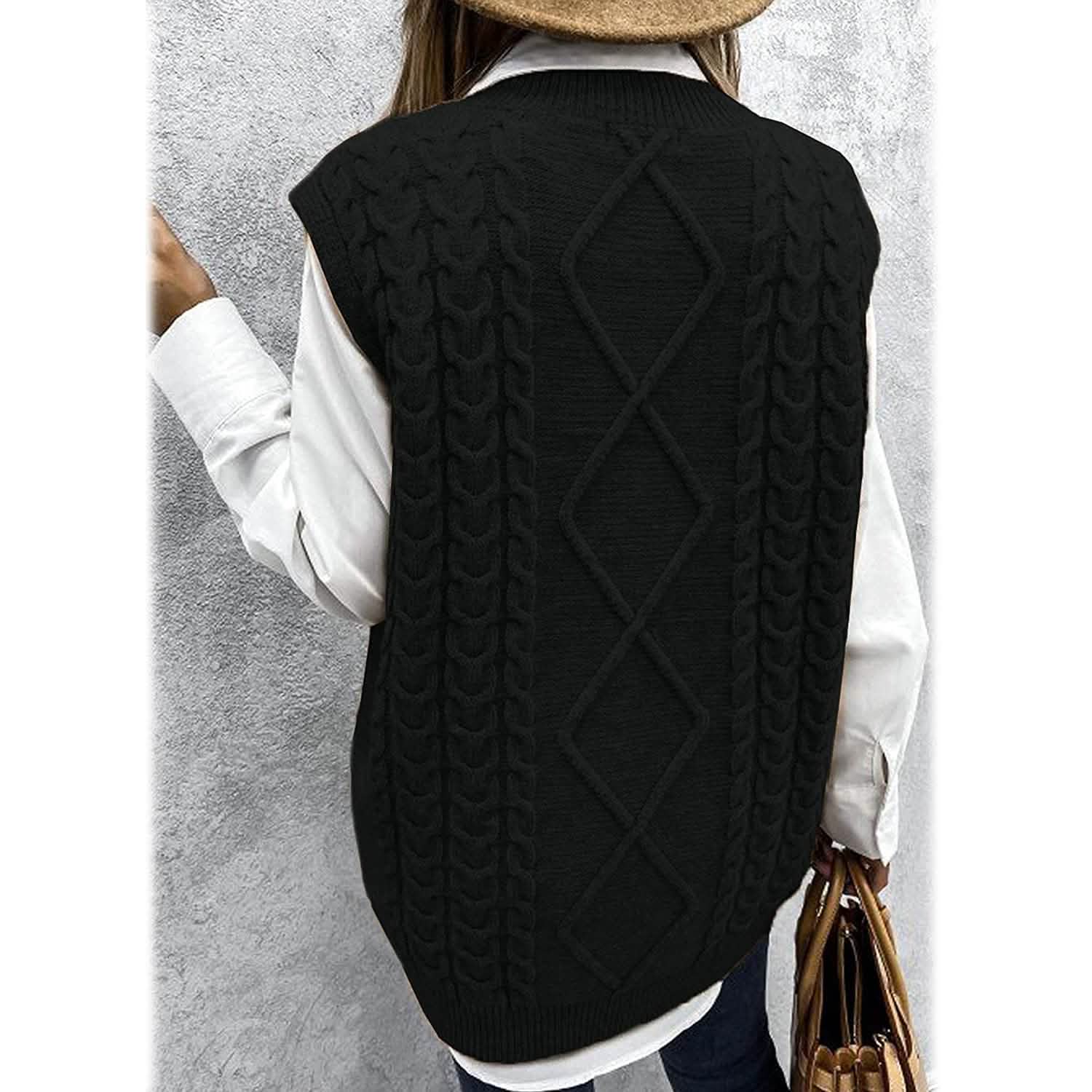 Women's Sleeveless Sweater Vest Top