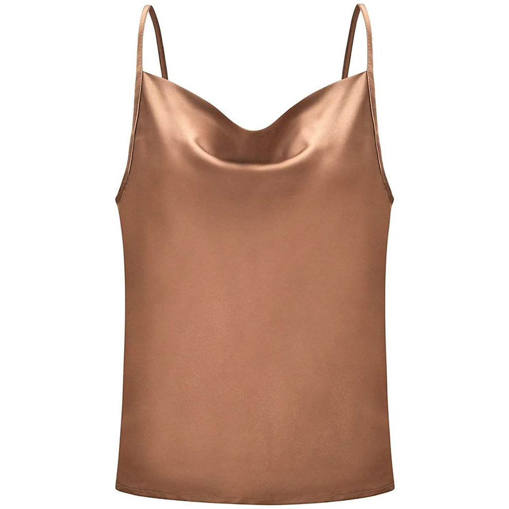 Women's Spaghetti Strap V-Neck Satin Suspender