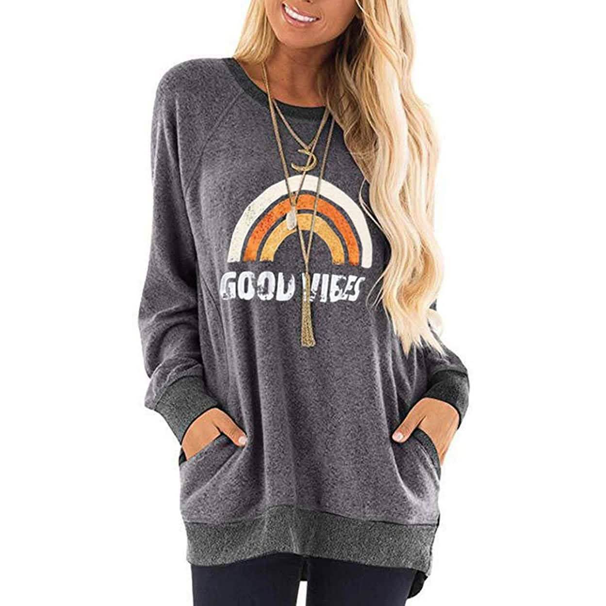 Women's Sweatshirt Plus Size Tunic Top